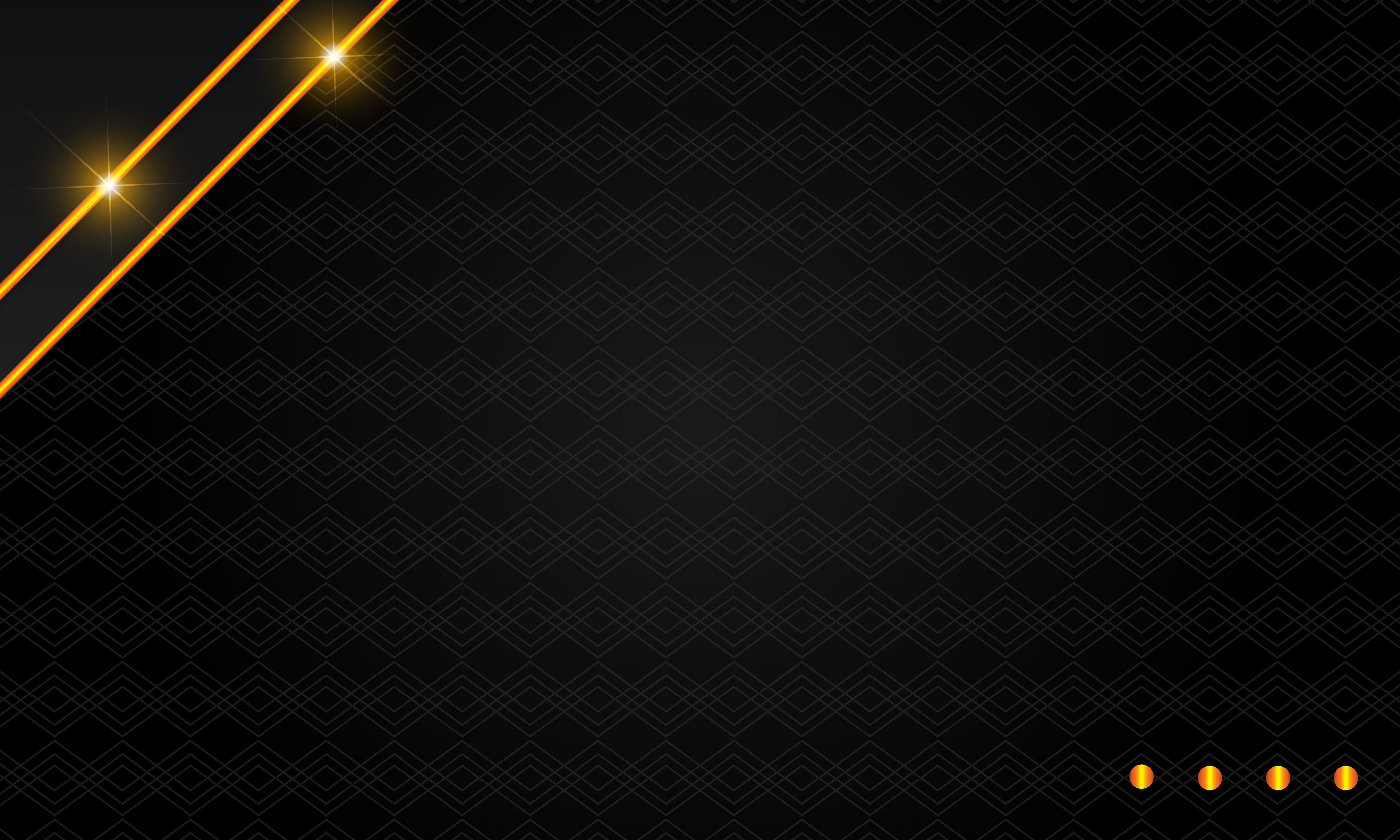 black background with gold line