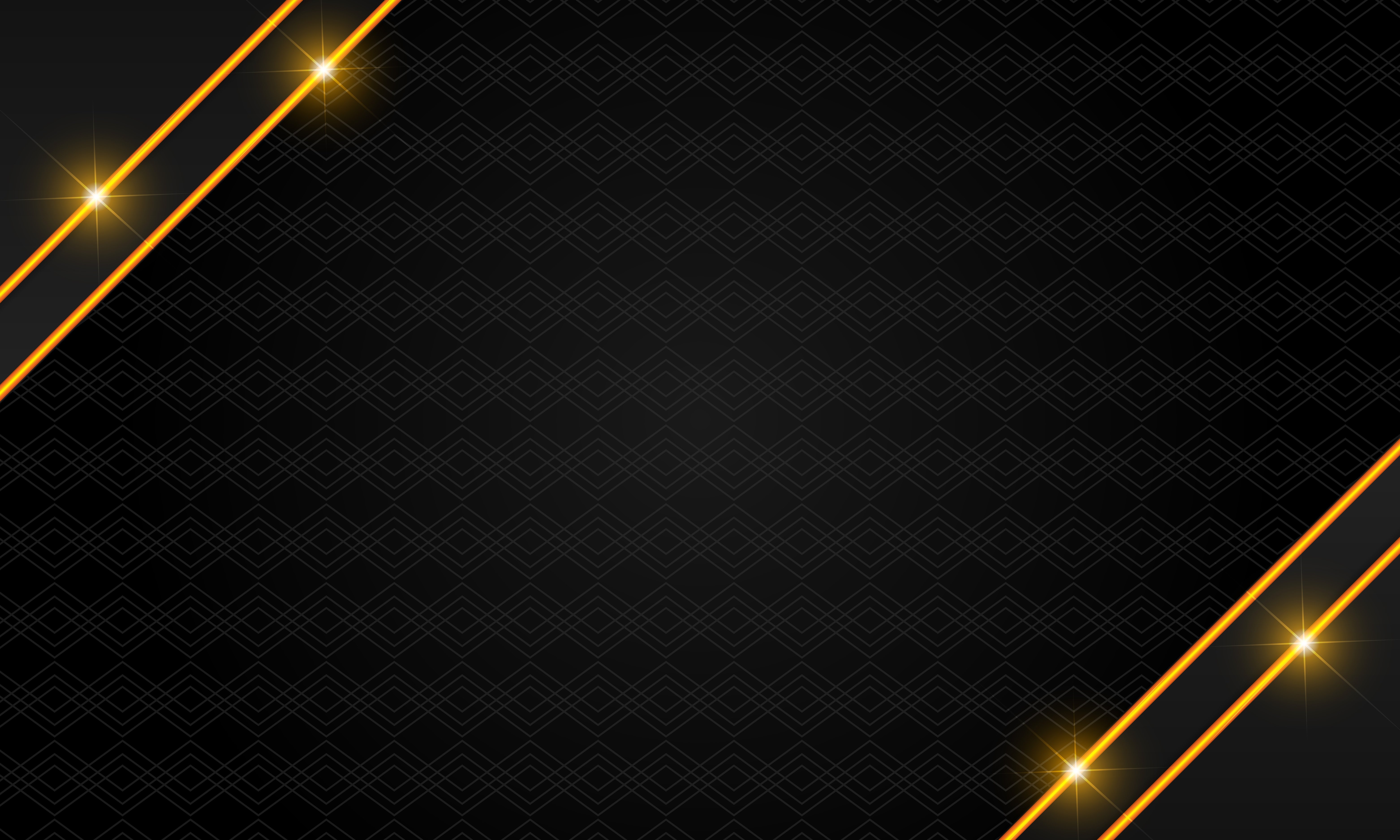 black background with golden line